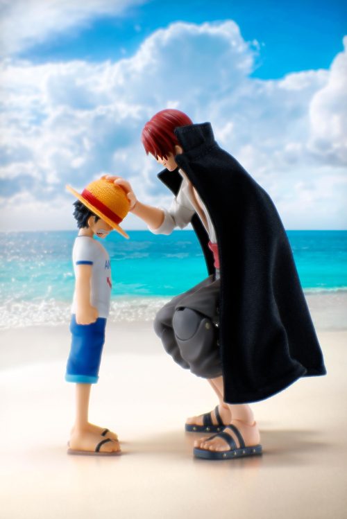 ONE PIECE - S.H.FIGUARTS - SHANKS & MONKEY D. LUFFY (KID)