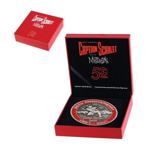 CAPTAIN SCARLET - 50TH ANNIVERSARY COIN